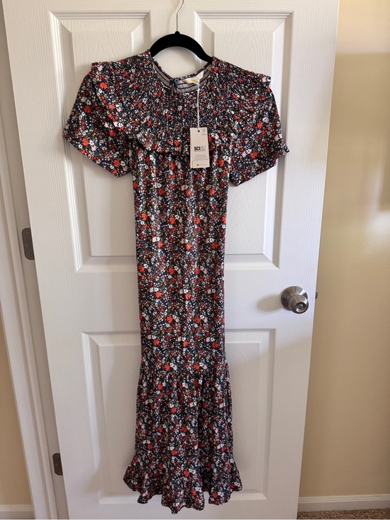 Boden Dresses & Skirts - Boden Yoke Floral Smocked Ruffle Midi Maxi Dress in Multicolor Flowers NWT sz2